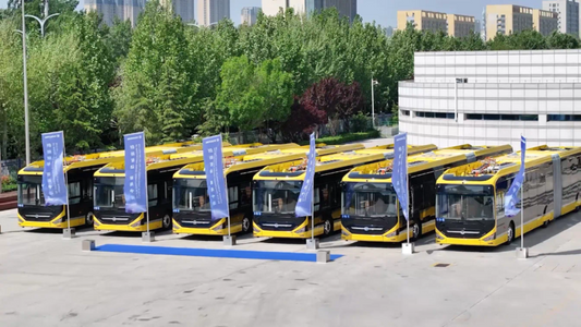 Zhongtong pure electric buses shine at the 2025 Danish Transportation Exhibition