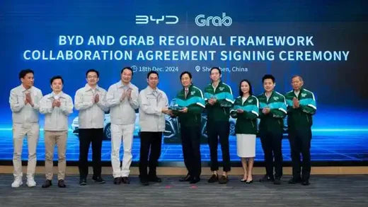 BYD: Reached regional cooperation with Grab to promote 50,000 electric vehicles in Southeast Asia